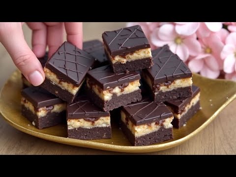 Видео: Самый быстрый домашний шоколадный десерт без выпечки! Нет муки или желатина!