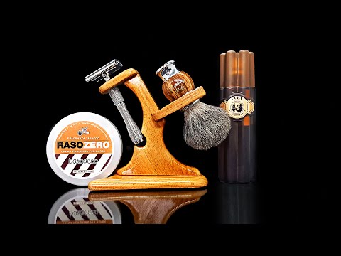 Видео: Бритьё!  Dscosmetic 22мм, Timeless Razor 0,68, Rasozero barbacco, Cuba, Feather