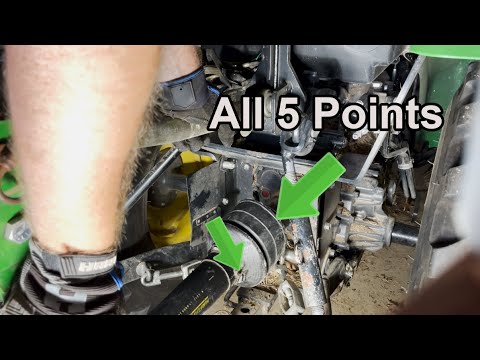 Видео: Как смазать щеточный культиватор Frontier RC2048 (John Deere)