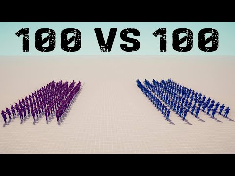 Видео: Какие лучники самые сильные 100 vs 100 Totally Accurate Battle Simulator
