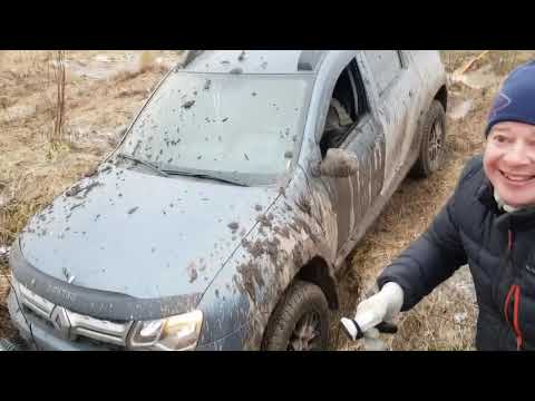 Видео: Dusterы и Шнива штурмуют канаву!!! Предновогодний  offroad!