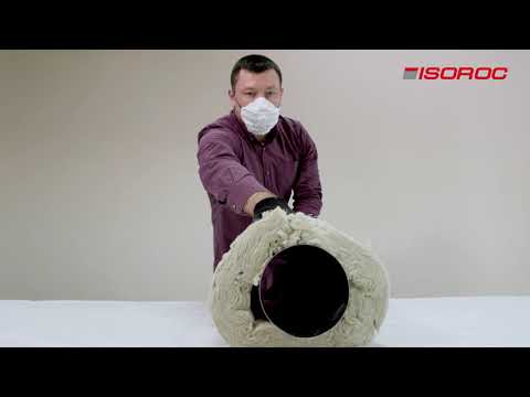 Видео: Утеплитель для труб и каминов ИЗОРОК Термозащита 600