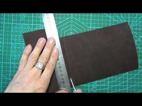 Видео: Как сделать ровный сгиб на мягкой коже?