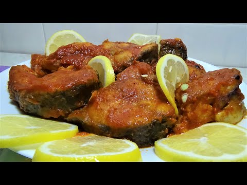 Видео: Рыба жаренная в томатном соусе, как консерва рыба Судак