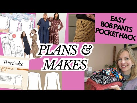 Видео: Швейные схемы и чертежи, а также простой лайфхак по пошиву брюк Bob!