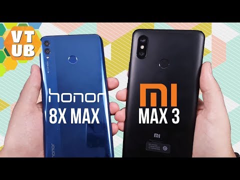 Видео: Xiaomi Mi Max 3 Распаковка рядом с Huawei Honor 8X Max