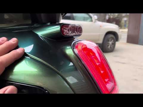 Видео: Новинка в Arnold scooter BC Miami хамелеон на ABS