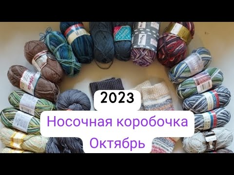 Видео: Носочная коробочка Октябрь 2023