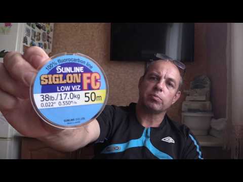 Видео: Поводки из флюорокарбона Sunline SIG-FC 50м. Изготовление.
