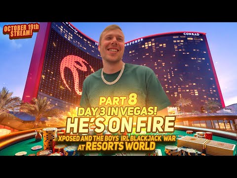 Видео: Он в ударе! Безумная миссия Экспоуза на 1 000 000 долларов в Resorts World! Часть 8