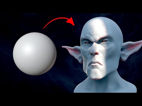 Видео: Полное руководство для начинающих по скульптингу в Blender 4.4