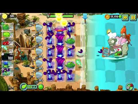 Видео: Plants vs Zombies 2 Summer Nights 9-15 /  Растения против Зомби 2 Летние ночи 9-15