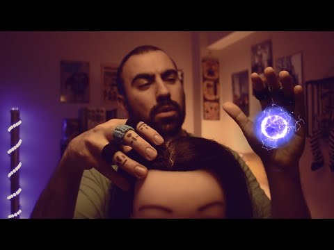 Видео: ACMP Массаж головы и очищение от негативной энергии [Многослойные звуки] ASMR