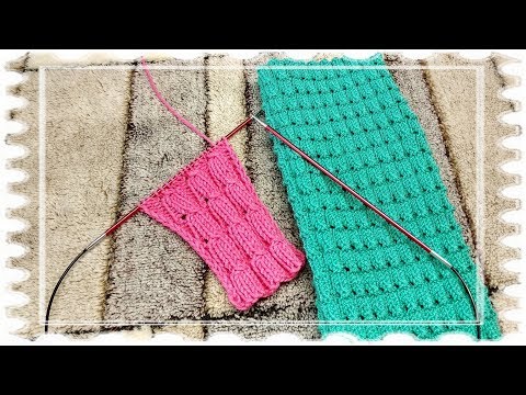 Видео: Узор Ажурная резинка.Вязание спицами.