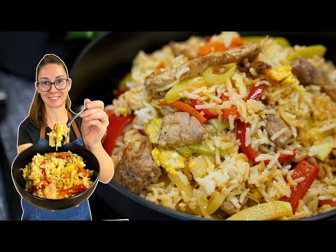 Видео: Ориз с месо и зеленчуци | Ориз по китайски | Вкусни рецепти с Таня