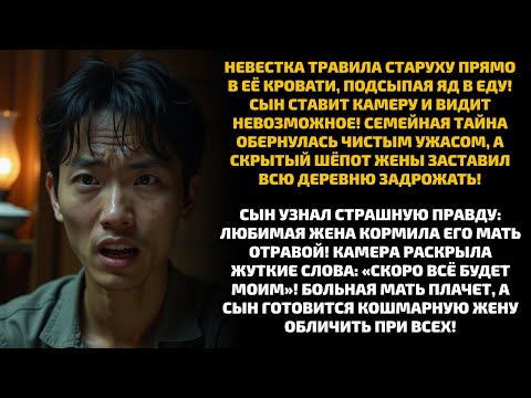 Видео: Невестка тайно кормила больную мать ядом, но сын поставил камеру и узнал такие грязные поступки