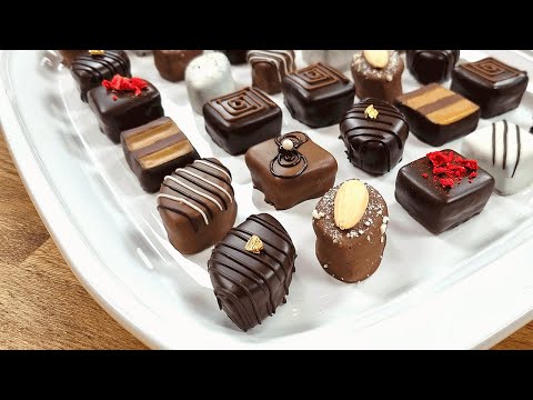 Видео: Шоколадные трюфели с КАРАМЕЛЬЮ Простой рецепт шоколадных трюфелей
