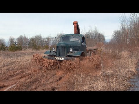 Видео: Протестировали самый мощный ЗиЛ-157 на бездорожье!! Т-16 удивил проходимостью!