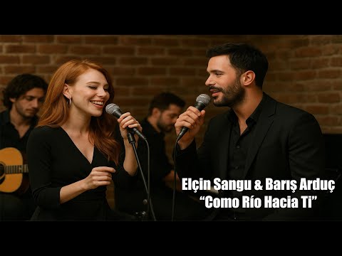 Видео: Движущиеся тексты песня о любви Эльчина и Бариш "как река для тебя"