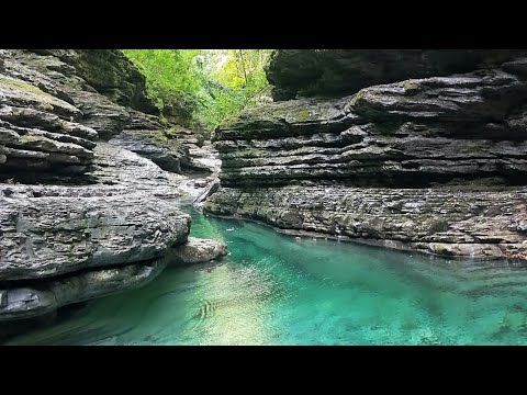 Видео: Каньон р.Бешенка. Туапсинский район