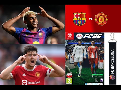 Видео: EA Sports FC 26 Барселона - Манчестер Юнайтед (Карьера Предсезонка 1-ый тур)