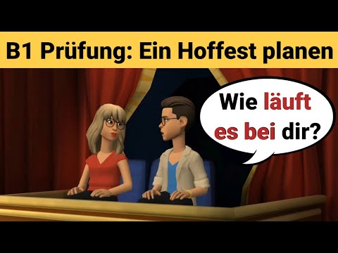 Видео: Устный экзамен по немецкому языку B1 | Спланируйте что-нибудь вместе/диалог | поговорите Часть 3