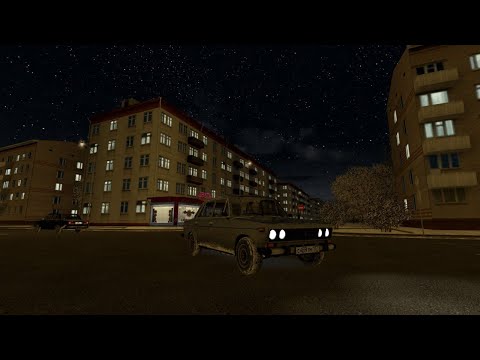 Видео: Боком по ночному городу Ваз 2106 ( City Car Driving ) Logitech G29 