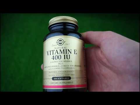 Видео: Отзыв на витамин Е Solgar Vitamin E