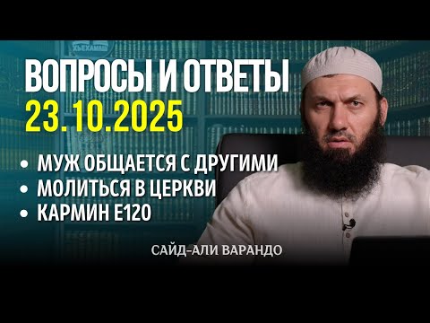 Видео: Муж общается с другими, Кармин Е120 | Вопросы и Ответы 23.10.2025 | Сайд-Али Варандо