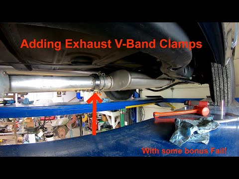 Видео: Установка хомутов выхлопной системы V-Band