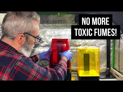 Видео: Корпус и система вентиляции для 3D-принтера My Safe Resin