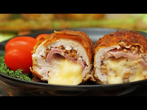 Видео: Супер горячее на праздник! Куриные рулетики | Кулинарим с Таней