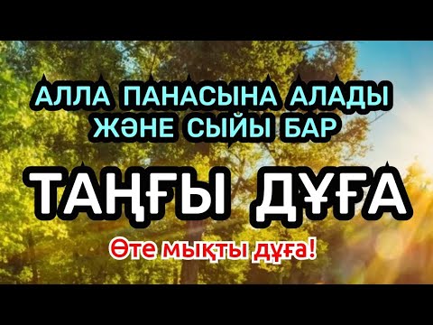 Видео: Алланың панасына алады және ең үлкен сыйы бар өте мықты дұғаны тыңдаңыз☝️⚘️ Өкінбейсіз💯💯💯 2)102,1-8