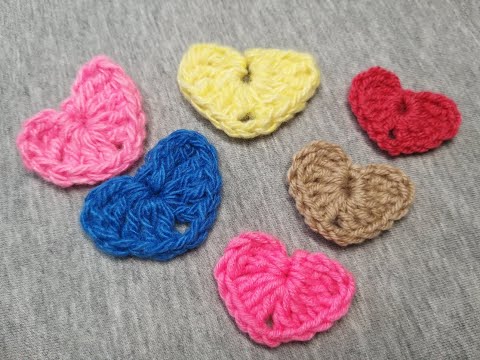 Видео: Маленькое сердечко крючком. Крючок для начинающих 2021.