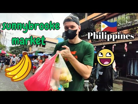 Видео: Филиппинский рынок в Санни Брук Sunny Brooke Market in Philippines