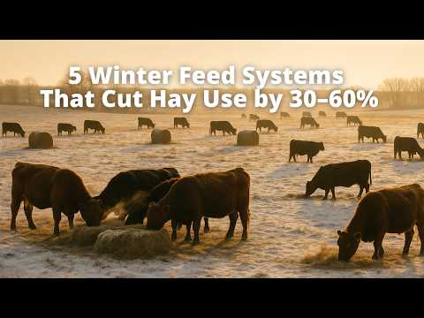 Видео: 5 систем зимнего кормления, сокращающих расход сена на 30–60%