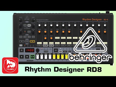 Видео: Аналоговая драм-машина Behringer RD-8