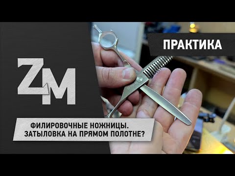 Видео: ФИЛИРОВОЧНЫЕ НОЖНИЦЫ. ЗАТЫЛОВКА НА ПРЯМОМ ПОЛОТНЕ?