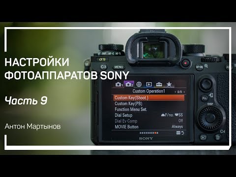 Видео: Меню Camera Setting 2. Настройки фотоаппаратов Sony. Антон Мартынов