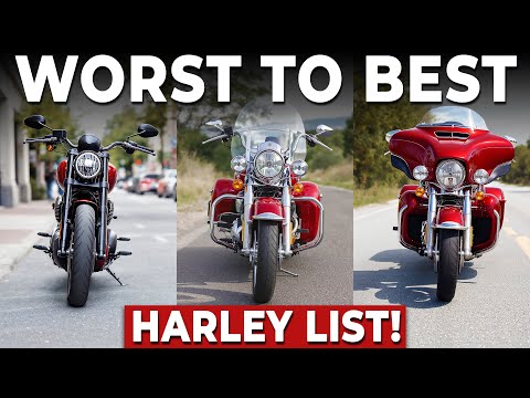 Видео: 5 ХУДШИХ и 7 ЛУЧШИХ мотоциклов Harley Davidson всех времен