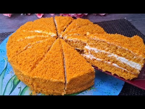 Видео: МЕДОВИК за 20 Минут!Теперь вы будете готовить КОРЖИ только так! Ленивый МЕДОВИК без раскатки КОРЖЕЙ
