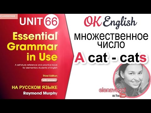 Видео: Unit 66 Множественное число в английском (Plural) | OK English Elementary