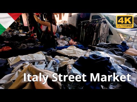 Видео: Исследуем УЛИЧНЫЙ РЫНОК в ИТАЛИИ 🇮🇹 | Невероятные предложения 3x10€ 💸 | Тур 4K Ultra HD!