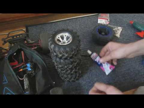 Видео: Как клеить колёса на RC