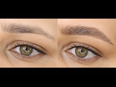 Видео: Укладка бровей мылом. Эффект соболиных или ламинированных бровей.