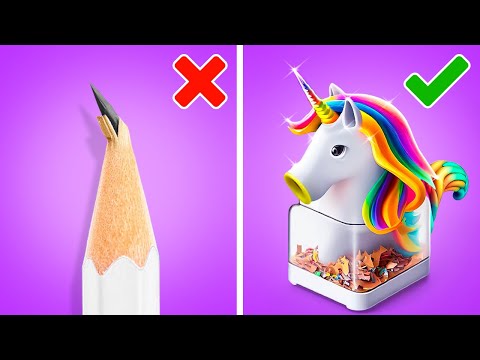 Видео: НЕВЕРОЯТНЫЕ ШКОЛЬНЫЕ ЛАЙФХАКИ И УМНЫЕ ГАДЖЕТЫ РУЧНОЙ РАБОТЫ || Ученик VS учитель от 123 GO Like!