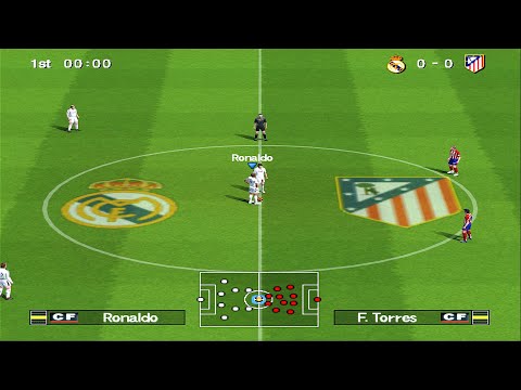 Видео: Победа над одиннадцатью 10: Реал Мадрид против Атлетико Мадрид | PS2