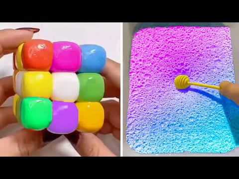 Видео: Удовлетворяющая слизь ASMR | Расслабляющее видео слизи # 888