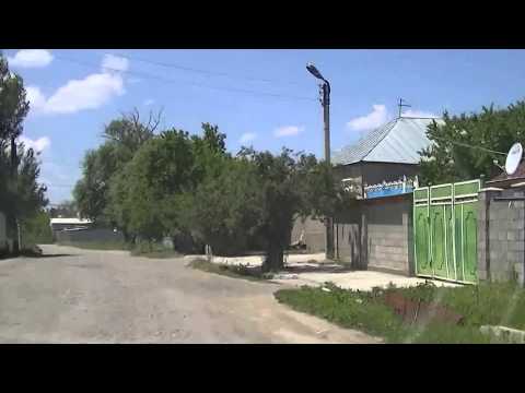 Видео: Тараз (Джамбул). Около часа покатаемся по некоторым улицам и закаулкам За Линией