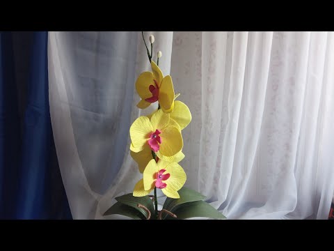 Видео: Орхидея из изолона на пять лампочек. Часть 2 электрика